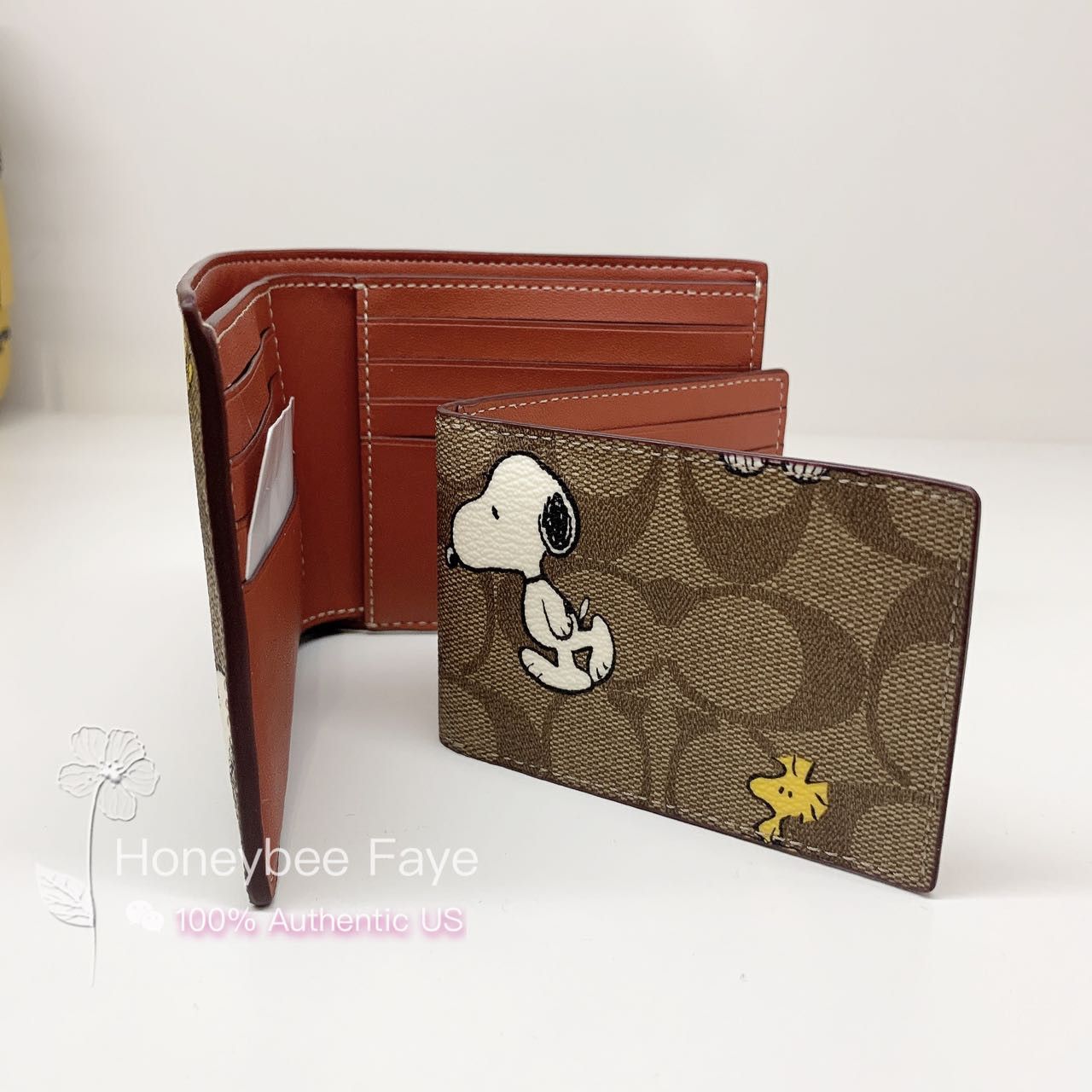 Selling Coach Coach X Peanuts 3 In 1 Wallet In Signature Canvas With Snoopy Woodstock Pr