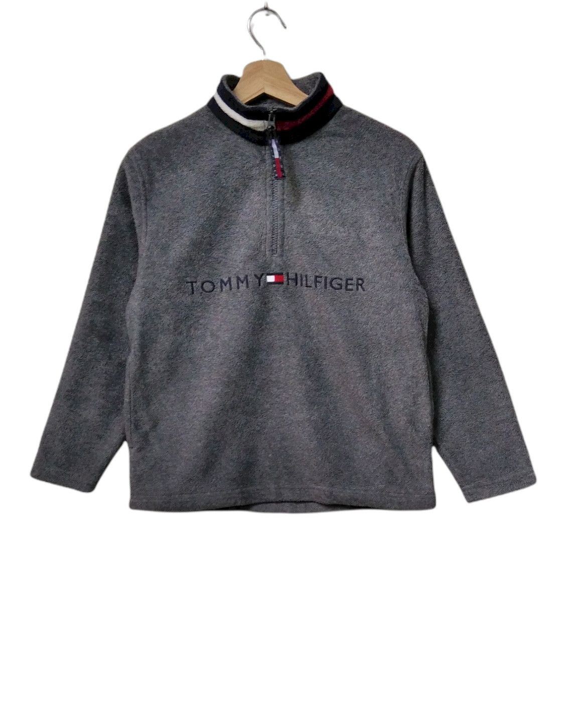 Vintage90s Tommy Hilfiger Half Zip Fleece Sweater