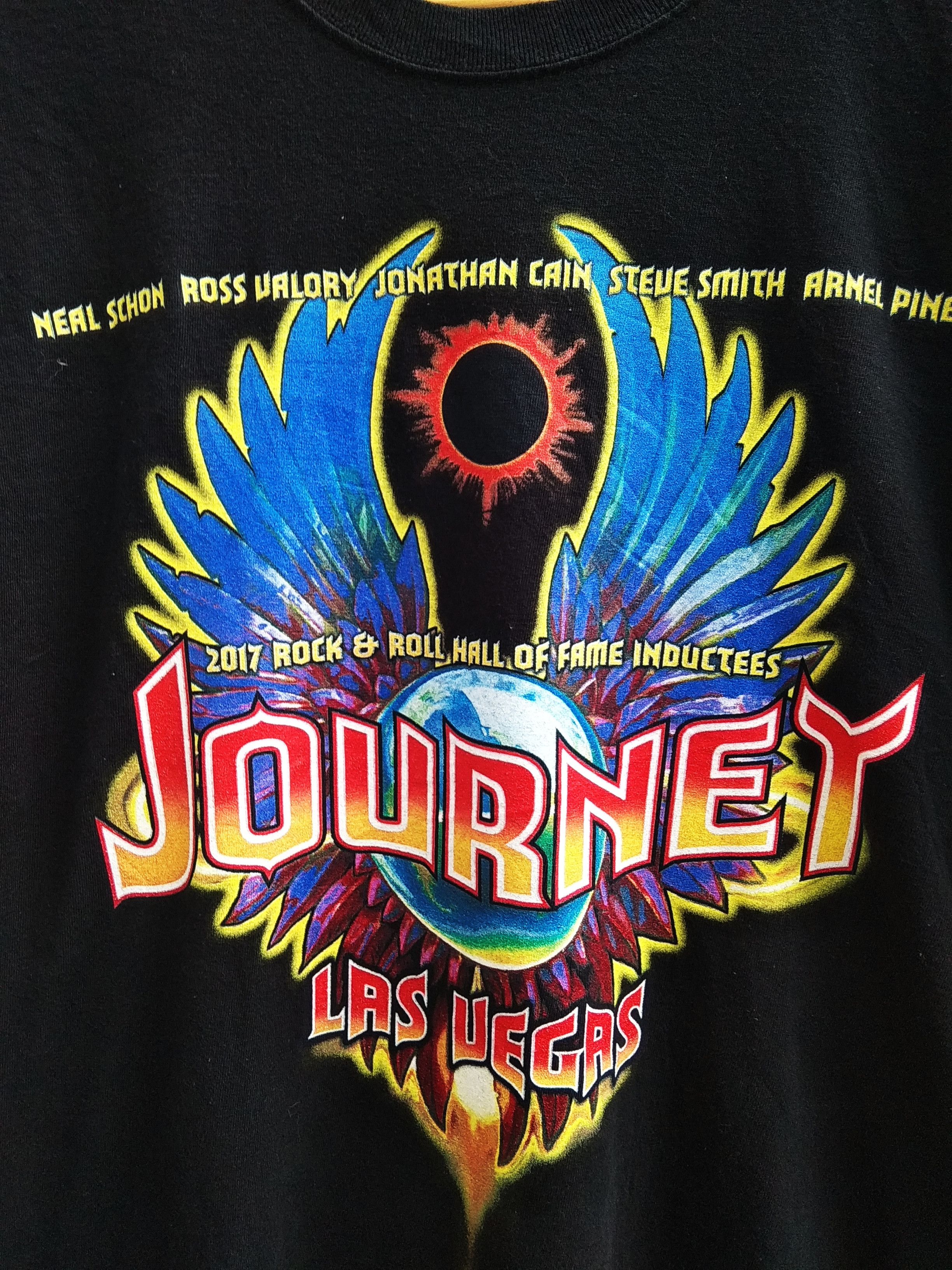 Band Tees × Hall Of Fame × Hard Rock Cafe Journey band x hard rock cafe las vegas tshirt Size US M / EU 48-50 / 2 - 4 Thumbnail