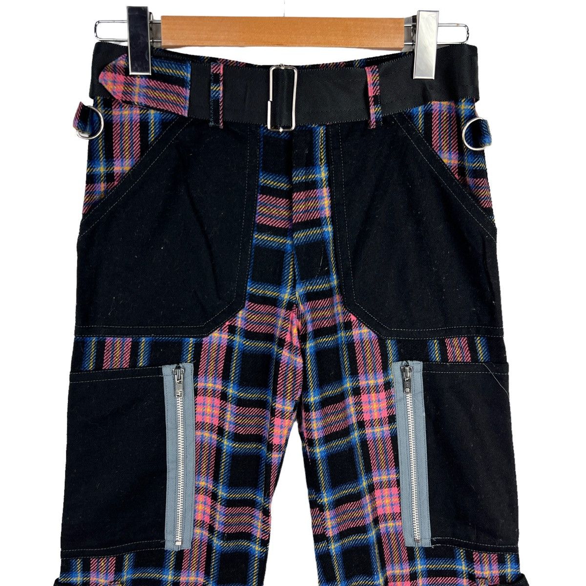 Japanese Brand HERE THERE Bondage Pants Punk Checkered Seditionaries Sex Size US 30 / EU 46 - 3 Thumbnail