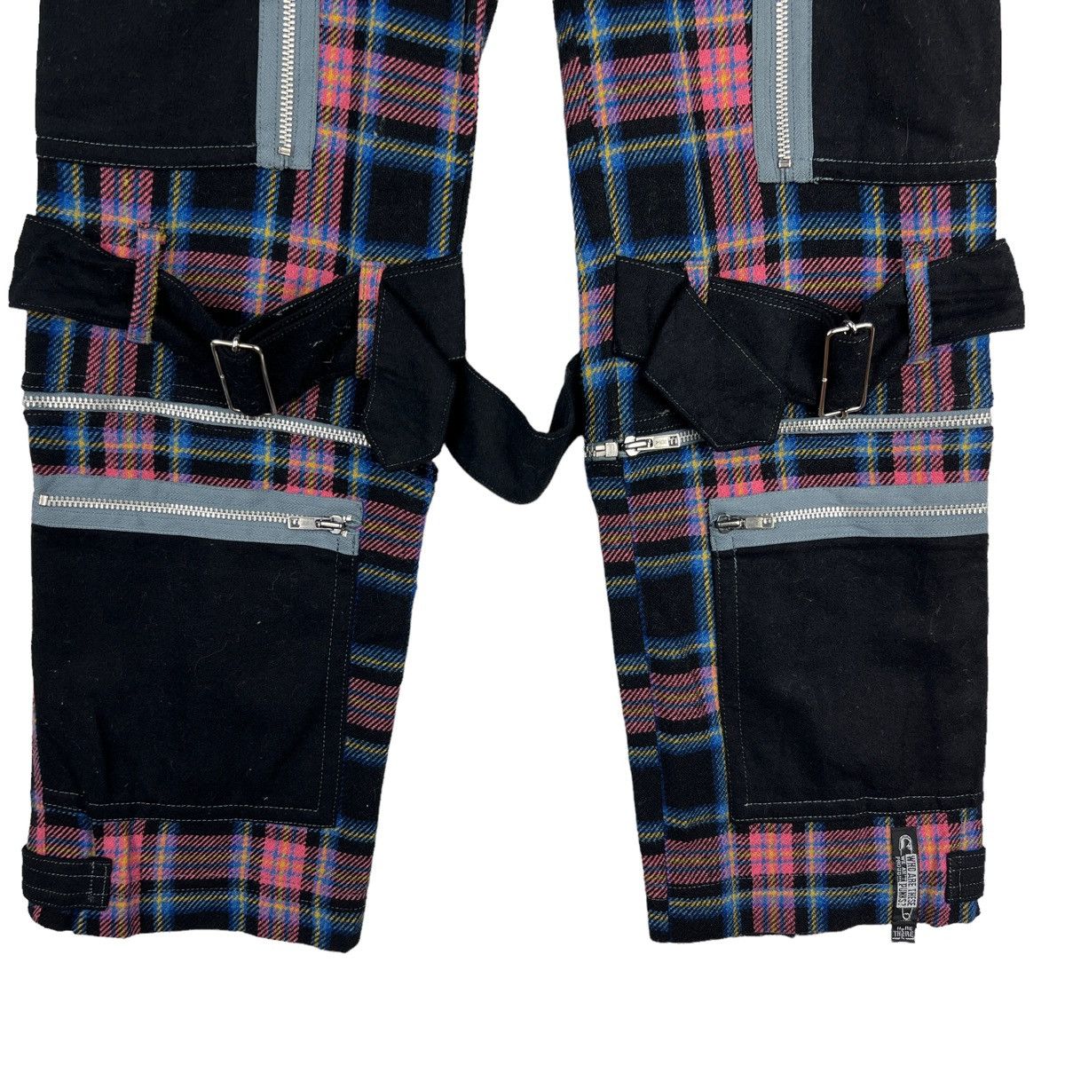 Japanese Brand HERE THERE Bondage Pants Punk Checkered Seditionaries Sex Size US 30 / EU 46 - 4 Thumbnail