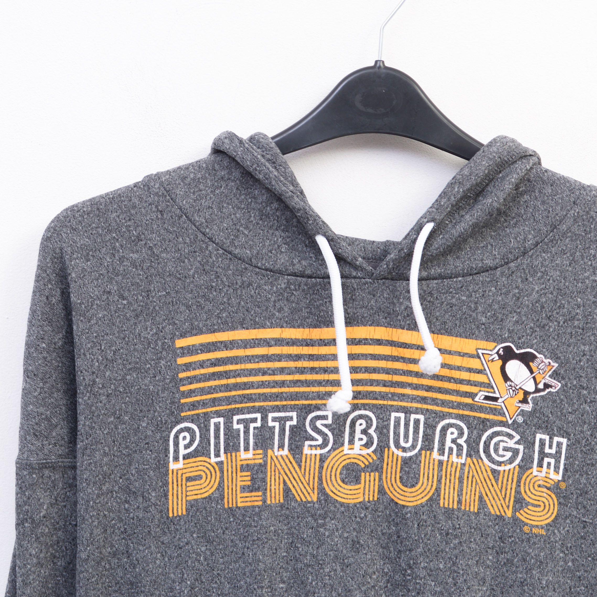 NHL Pittsburgh Penguins Women L Hoodie Jumper Pullover Grey Top Size L / US 10 / IT 46 - 2 Thumbnail