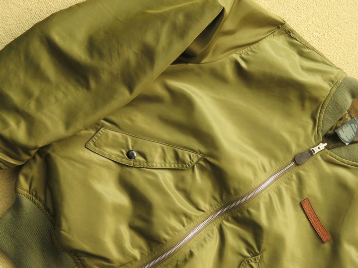 RRL Ralph Lauren Olive Eagle RRL Double RL Reversible Flight Jacket Size US S / EU 44-46 / 1 - 8 Thumbnail