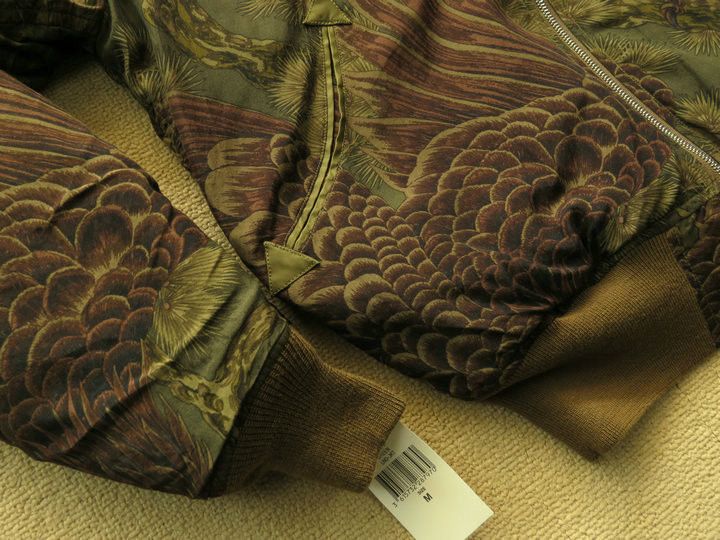 RRL Ralph Lauren Olive Eagle RRL Double RL Reversible Flight Jacket Size US S / EU 44-46 / 1 - 5 Thumbnail