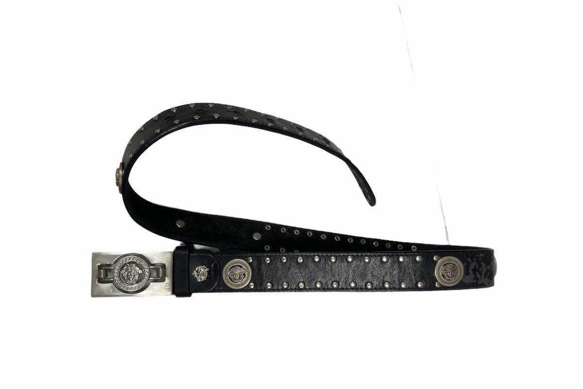 Versace Vintage Gianni Versace Medusa belt Size 30 - 2 Thumbnail