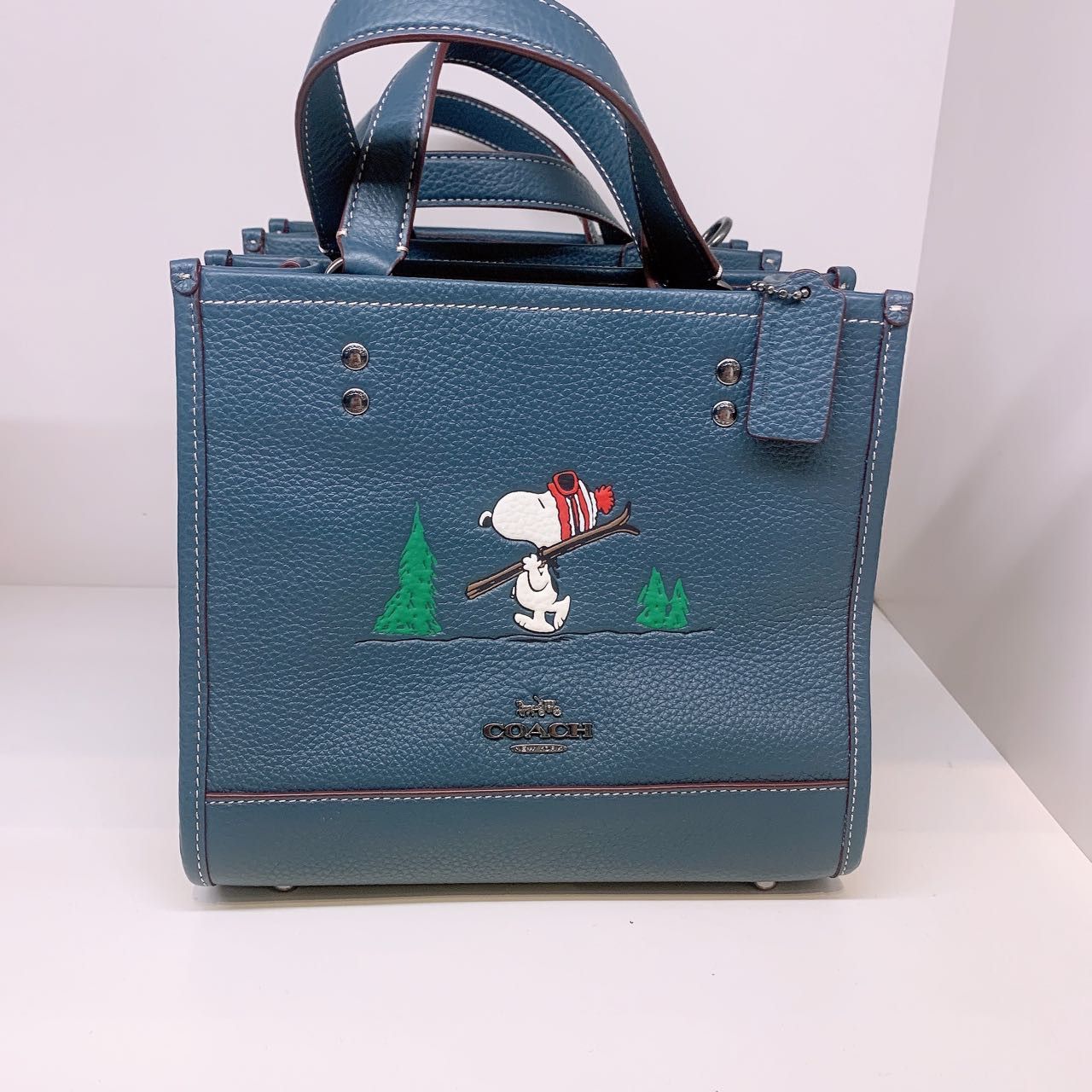 Coach Coach X Peanuts Dempsey Tote 22 With Snoopy Ski Motif Size ONE SIZE - 1 Thumbnail