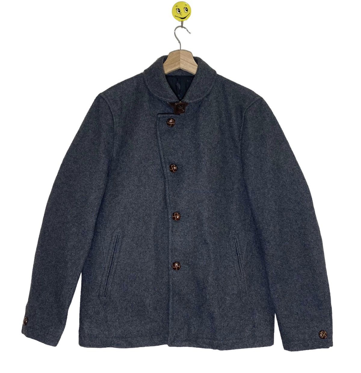 Beams Plus Rare 🔥 BEAMS Japanese Wool Coat Jacket Size US M / EU 48-50 / 2 - 1 Thumbnail