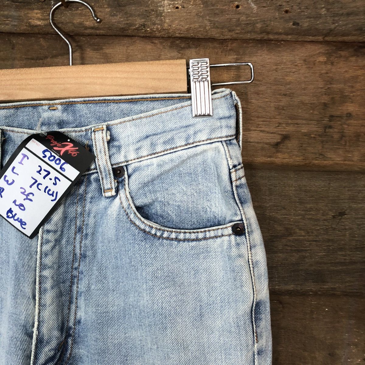 Levi's Levis Blue Distressed Denim Pants #5006 Size US 26 / EU 42 - 5 Thumbnail