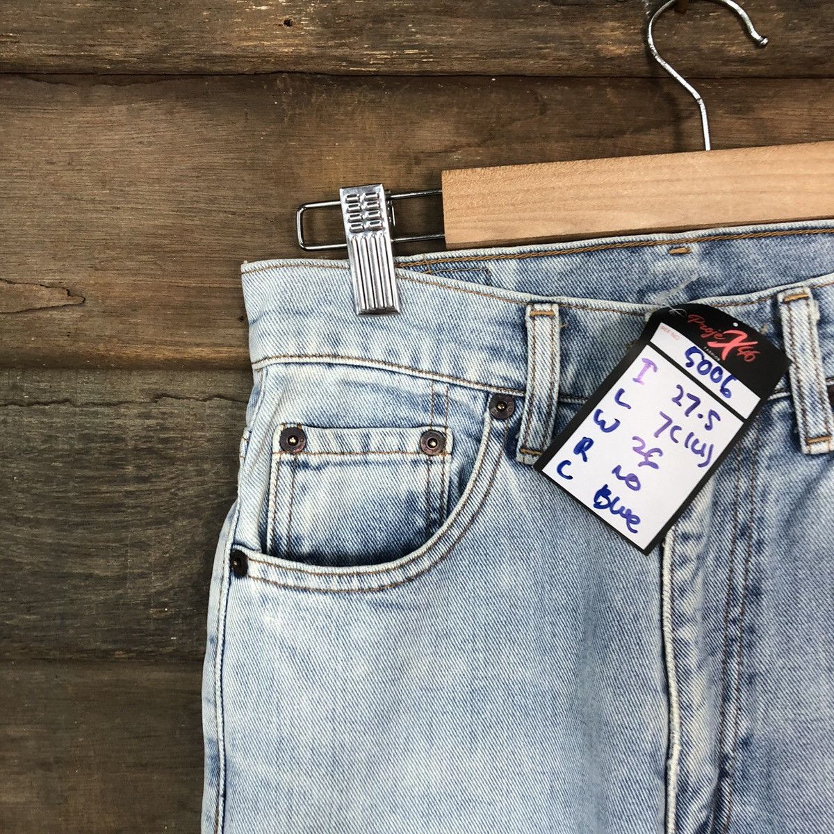 Levi's Levis Blue Distressed Denim Pants #5006 Size US 26 / EU 42 - 4 Thumbnail