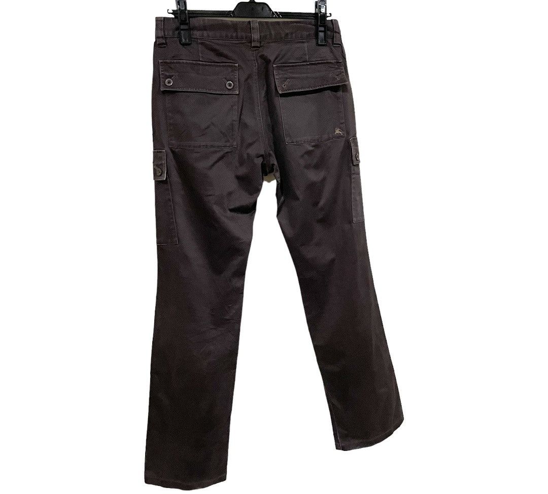 Black Label Vintage Burberry Black Label Flap Checked Pocket Cargo Pants Size US 30 / EU 46 - 13 Thumbnail