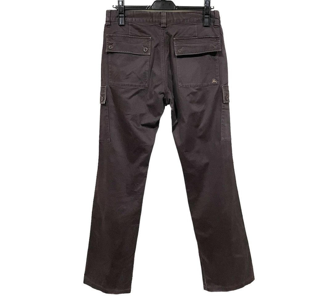 Black Label Vintage Burberry Black Label Flap Checked Pocket Cargo Pants Size US 30 / EU 46 - 11 Thumbnail
