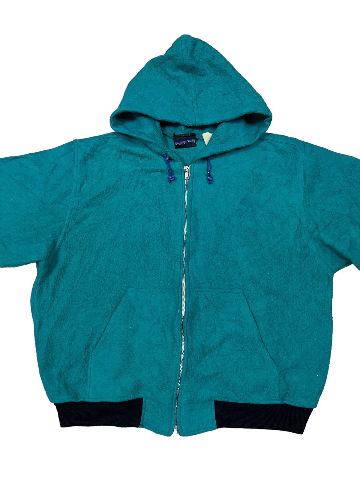 Patagonia 1980s Patagonia 🇺🇸 Micro Fleece Talon Zip Hoodie Sweater Size US L / EU 52-54 / 3 - 2 Thumbnail