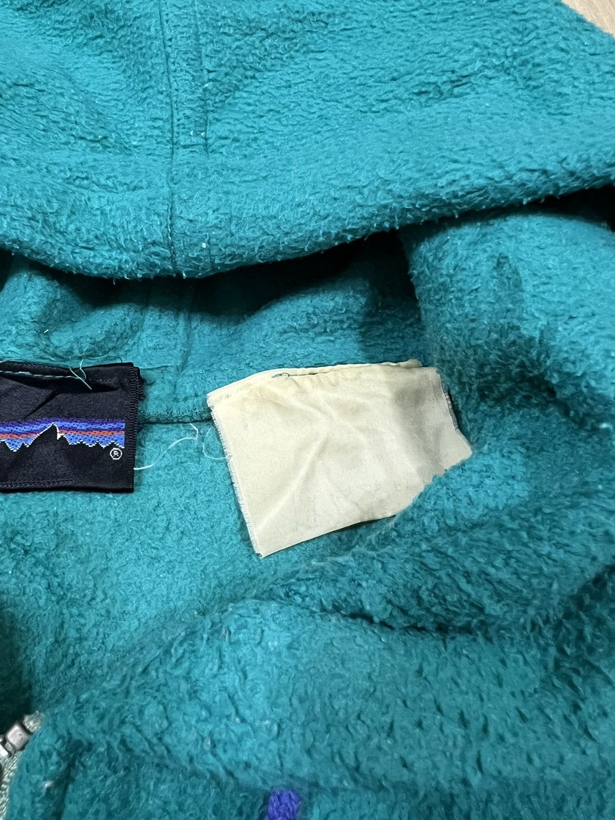 Patagonia 1980s Patagonia 🇺🇸 Micro Fleece Talon Zip Hoodie Sweater Size US L / EU 52-54 / 3 - 6 Thumbnail