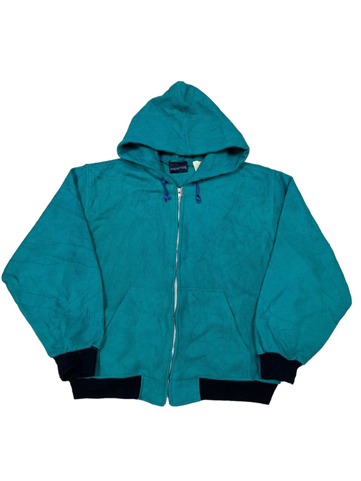 Patagonia 1980s Patagonia 🇺🇸 Micro Fleece Talon Zip Hoodie Sweater Size US L / EU 52-54 / 3 - 1 Thumbnail