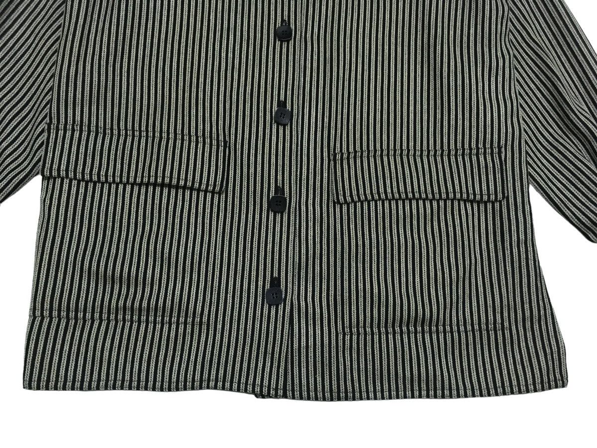 Vintage × Yves Saint Laurent Rare Design Vintage Yves Saint Laurent Hickory Jacket 1980s Size US L / EU 52-54 / 3 - 3 Thumbnail