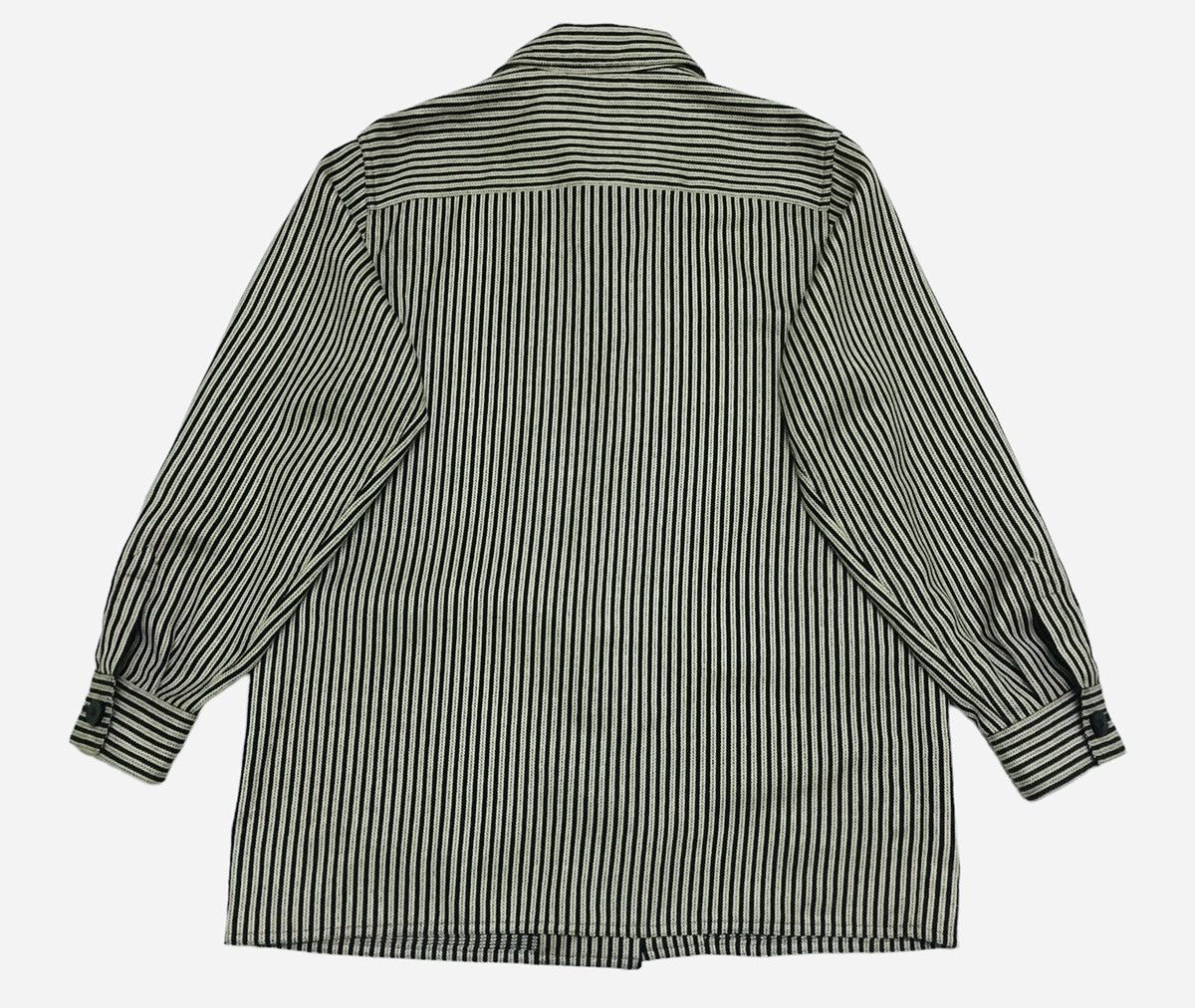 Vintage × Yves Saint Laurent Rare Design Vintage Yves Saint Laurent Hickory Jacket 1980s Size US L / EU 52-54 / 3 - 2 Thumbnail