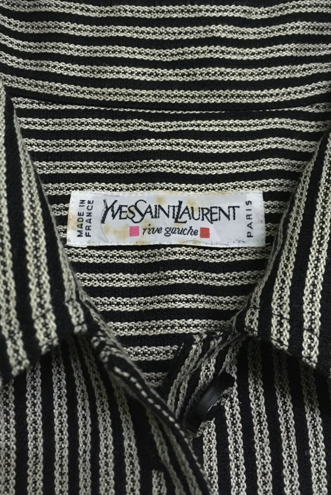 Vintage × Yves Saint Laurent Rare Design Vintage Yves Saint Laurent Hickory Jacket 1980s Size US L / EU 52-54 / 3 - 7 Thumbnail