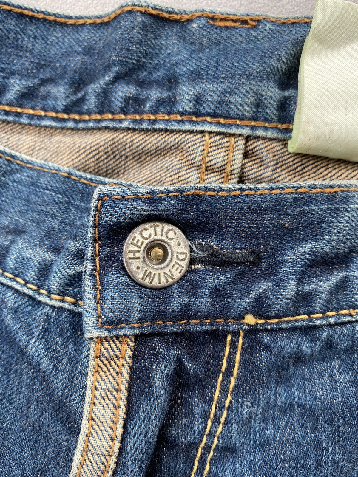 MasterPiece Vintage Masterpiece by Hectic Denim Jeans Size US 33 - 14 Thumbnail