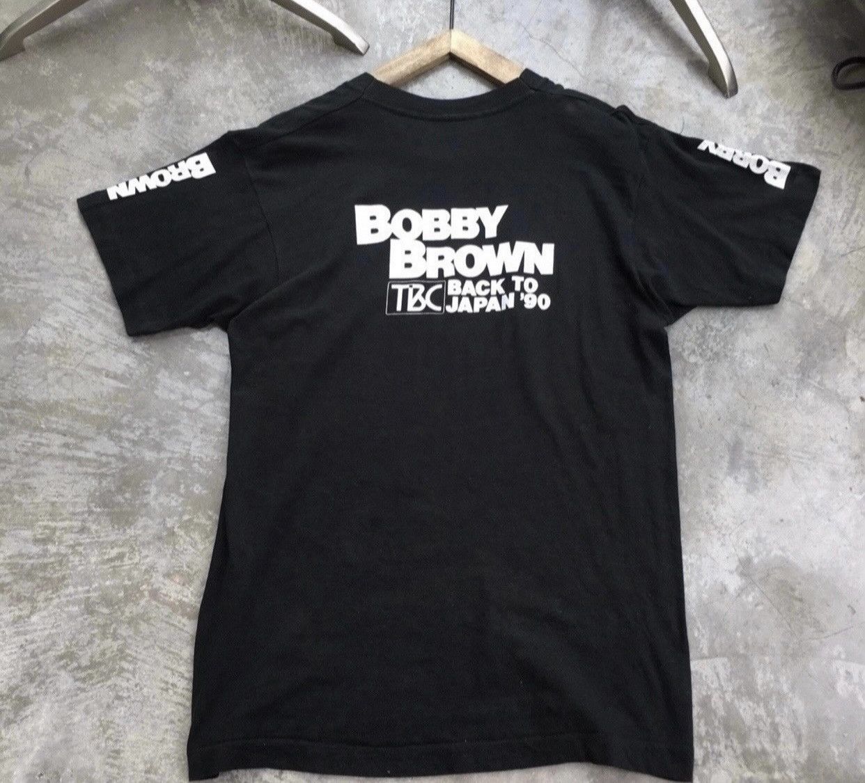Band Tees Vintage 90s Bobby Brown Japan Tour R&B Rap Tee Size US L / EU 52-54 / 3 - 2 Thumbnail