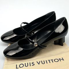 Louis Vuitton Uniformes Black Suede￼ Leather Shoes Sz 37.5 ITALY