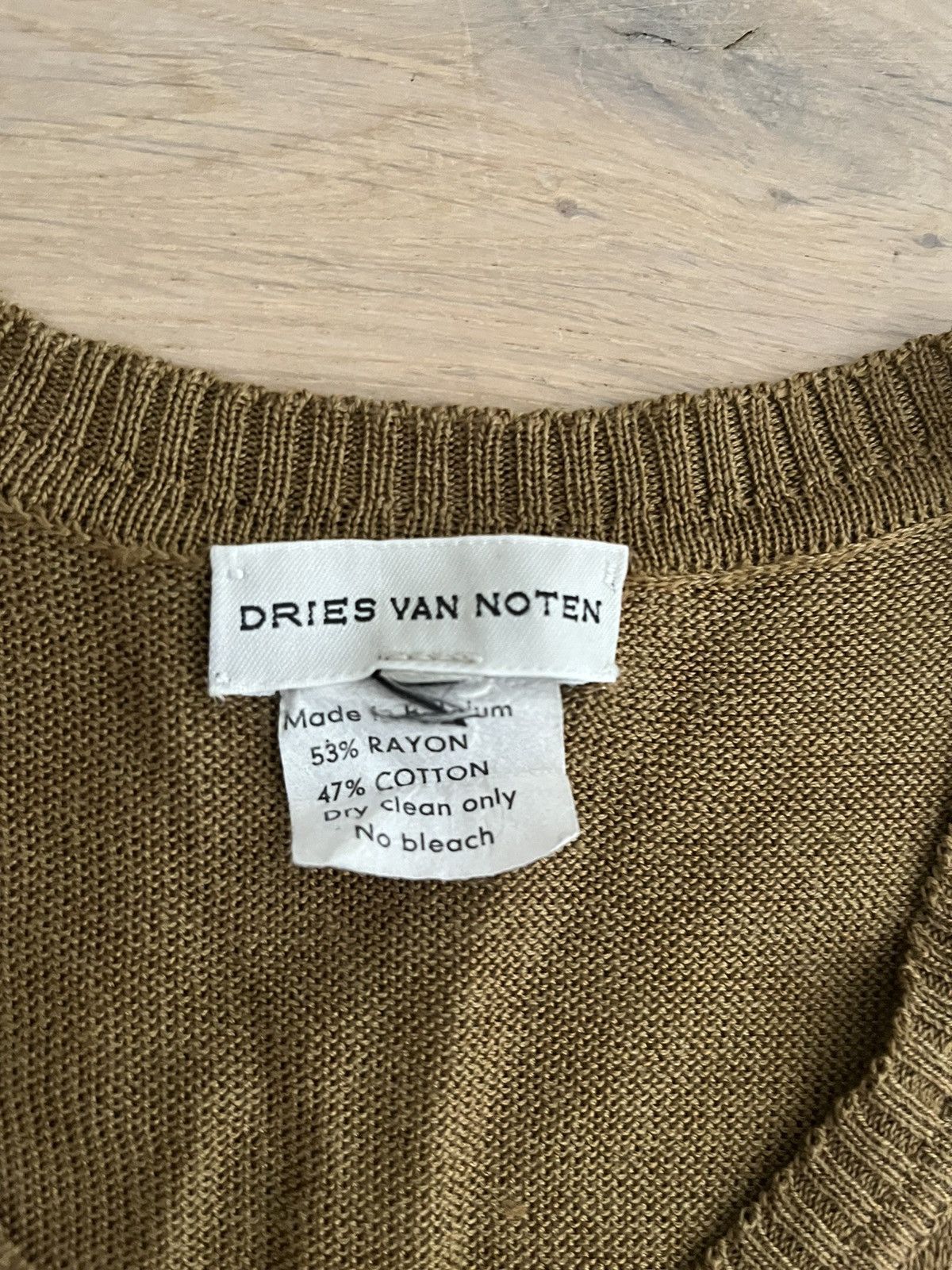 Dries Van Noten Dries van Noten Vintage Knitted Vest Size US S / EU 44-46 / 1 - 4 Thumbnail
