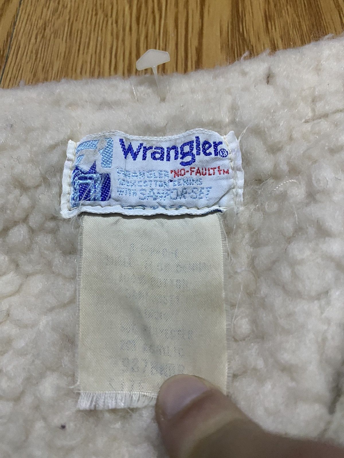Vintage × Wrangler Vintage Wrangler Denim Sherpa Vest Jacket Size US M / EU 48-50 / 2 - 9 Thumbnail