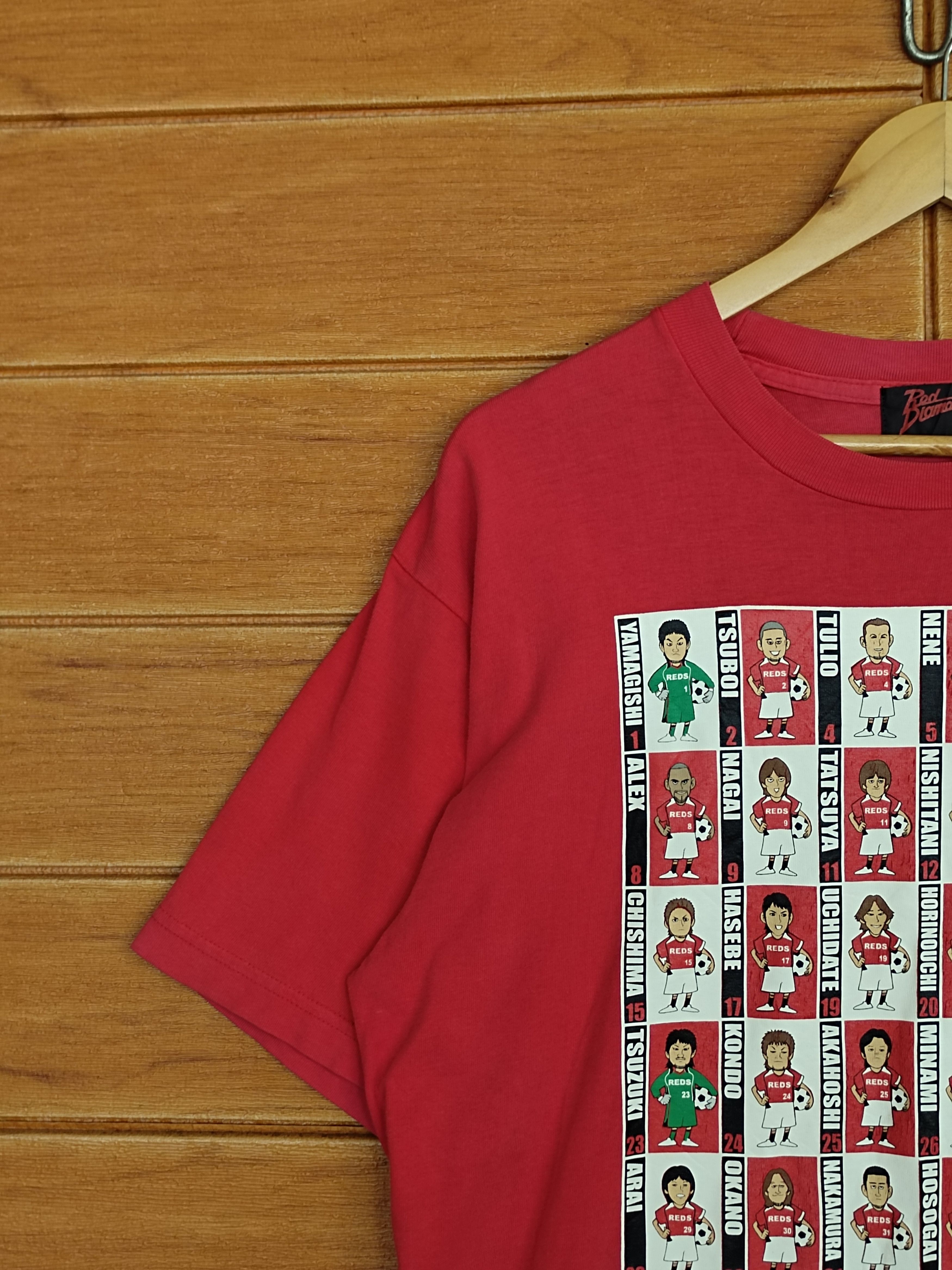 Vintage Vintage URAWA REDS line Up Player Japan Football Club Size US L / EU 52-54 / 3 - 4 Thumbnail