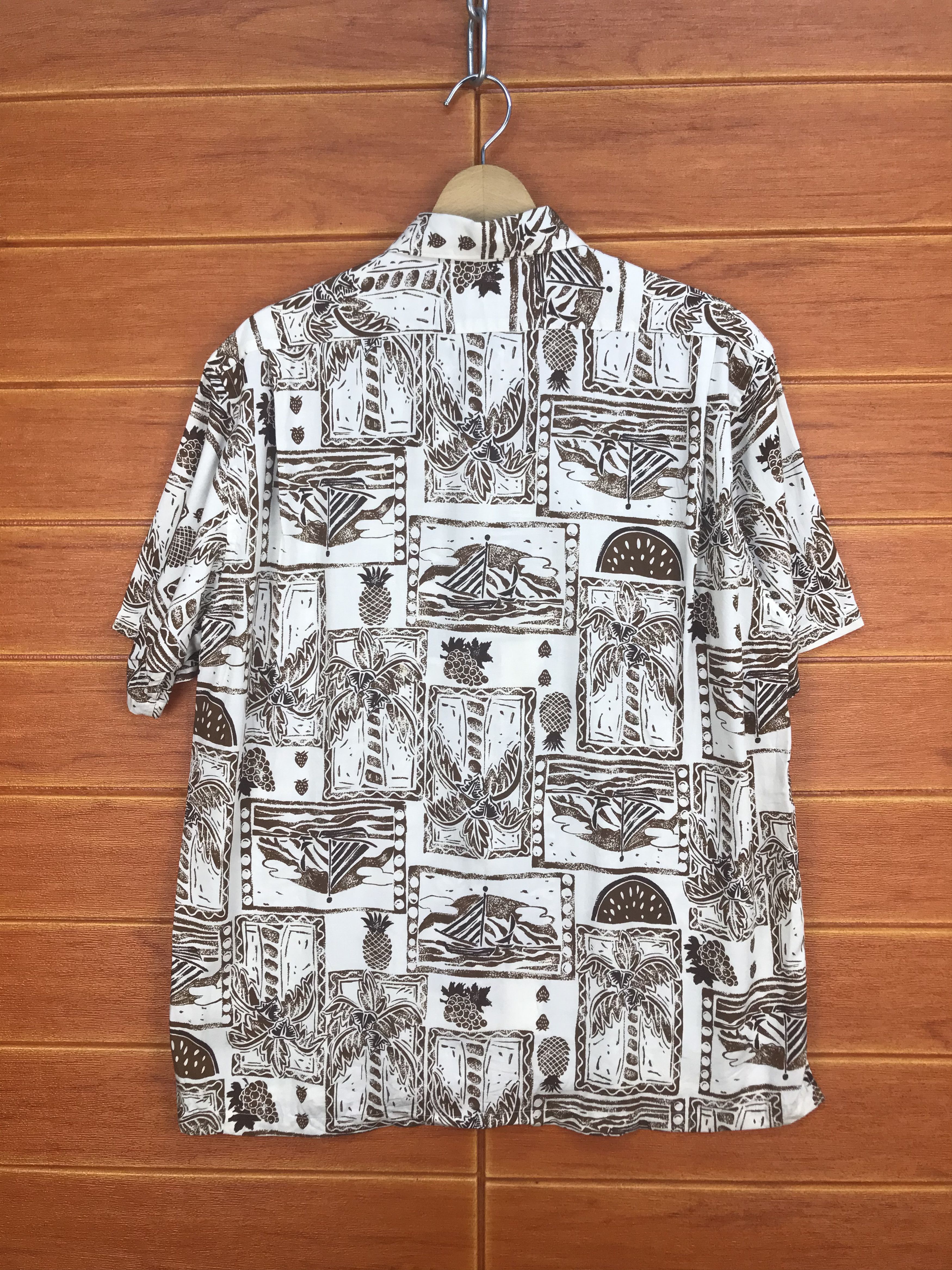 Chaps Ralph Lauren Vintage 90s CHAPS Ralph Lauren Hawaiian Shirt Size US M / EU 48-50 / 2 - 6 Thumbnail