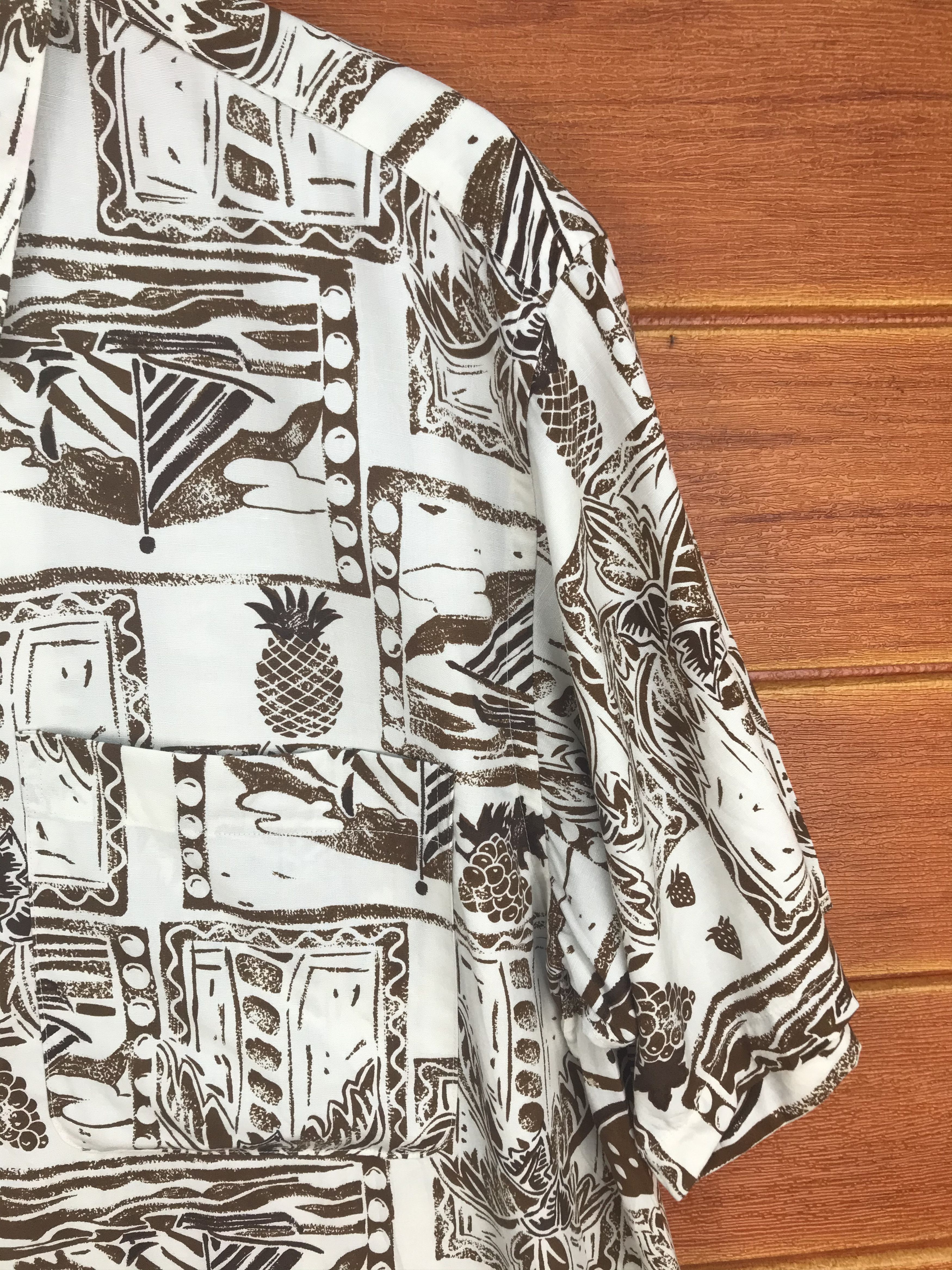 Chaps Ralph Lauren Vintage 90s CHAPS Ralph Lauren Hawaiian Shirt Size US M / EU 48-50 / 2 - 3 Thumbnail