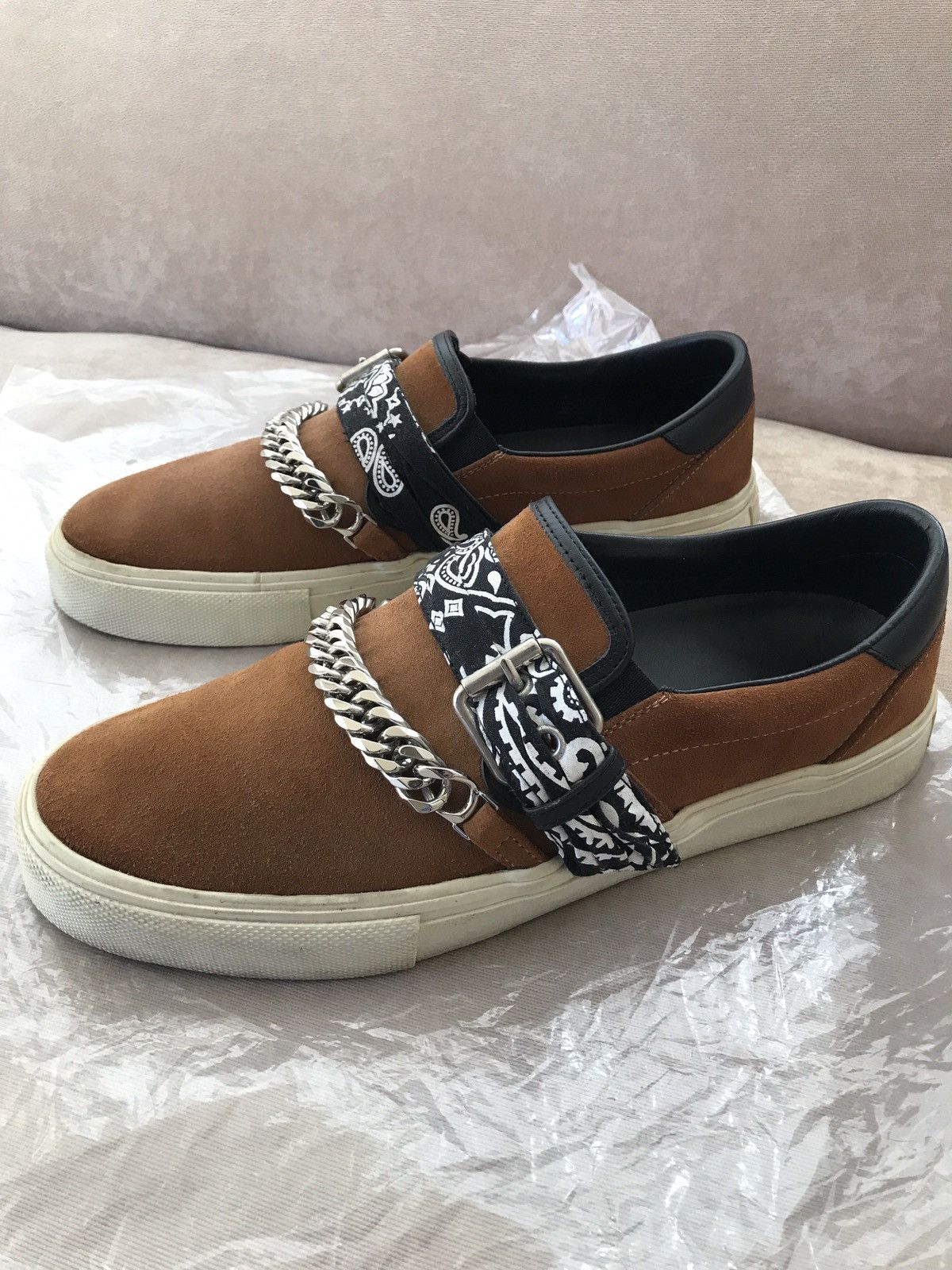 Amiri Amiri Brown Slip On Size US 8.5 / EU 41-42 - 2 Thumbnail
