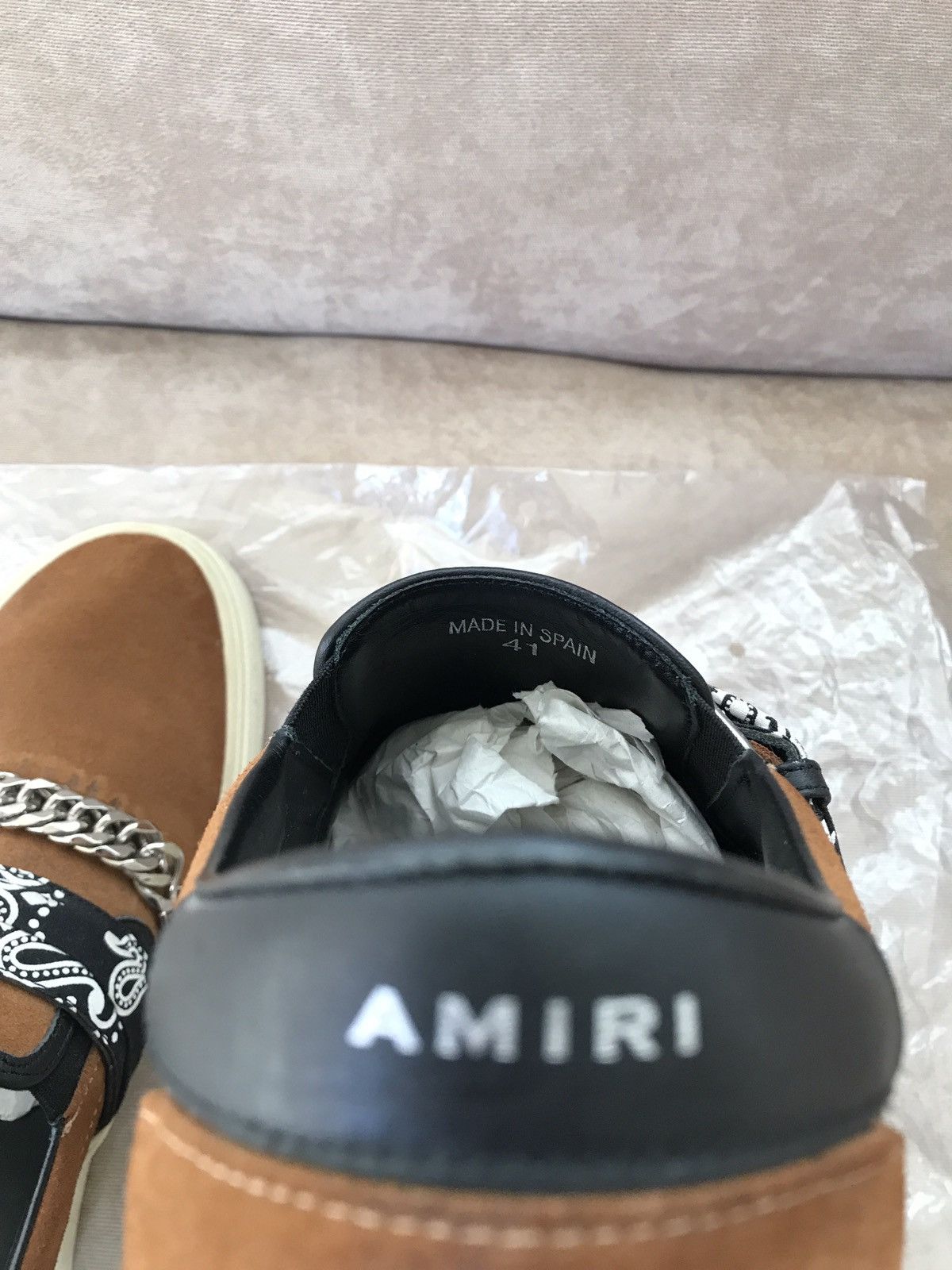 Amiri Amiri Brown Slip On Size US 8.5 / EU 41-42 - 6 Thumbnail