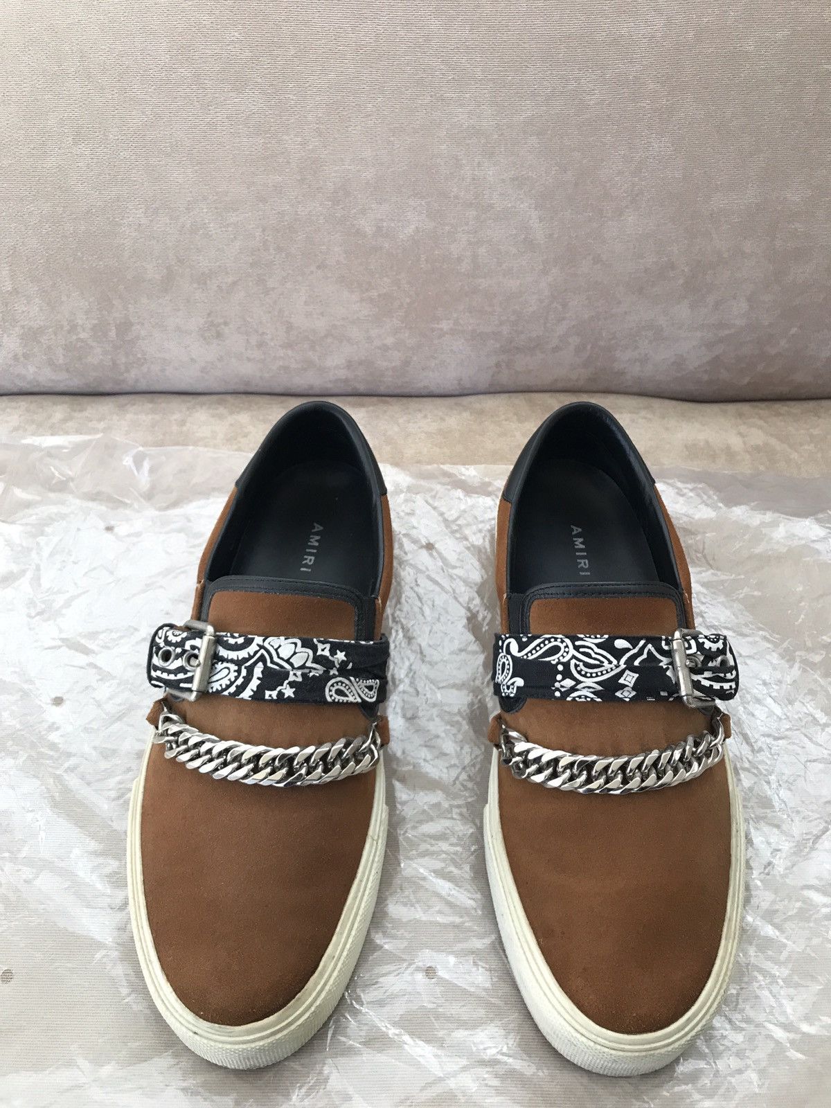 Amiri Amiri Brown Slip On Size US 8.5 / EU 41-42 - 1 Thumbnail