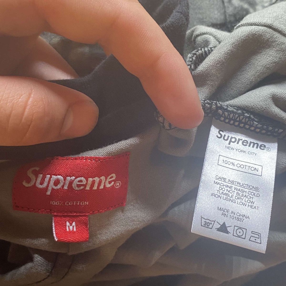 Supreme Mosaic patchwork l/s top Size US M / EU 48-50 / 2 - 6 Thumbnail