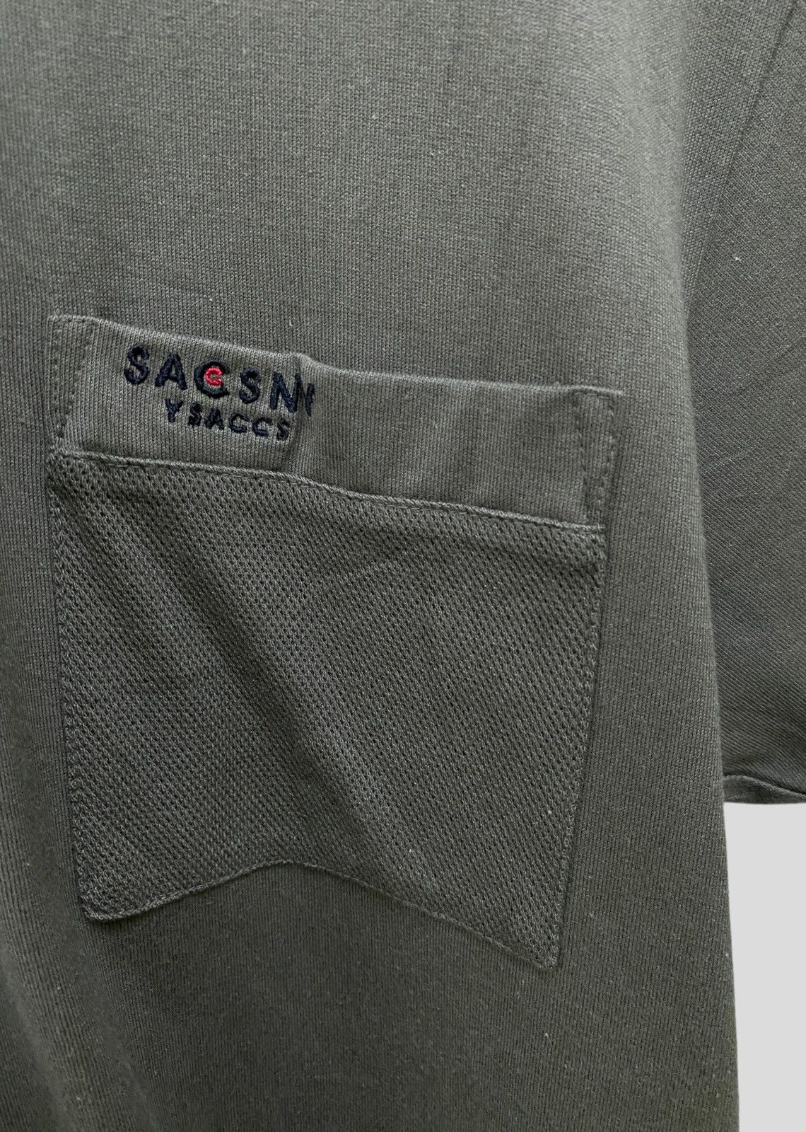 Vintage × Y's × Yohji Yamamoto VINTAGE SACSNY Y'SACCS SINGLE POCKET TSHIRT Size US M / EU 48-50 / 2 - 7 Thumbnail