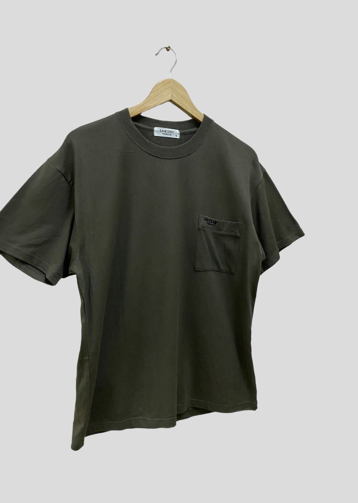 Vintage × Y's × Yohji Yamamoto VINTAGE SACSNY Y'SACCS SINGLE POCKET TSHIRT Size US M / EU 48-50 / 2 - 3 Thumbnail