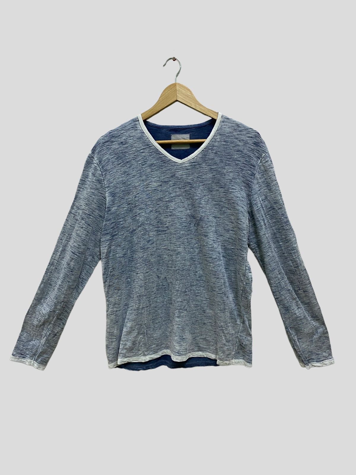 Designer × Japanese Brand × Vintage Vintage ARTISAN LONG SLEEVES WITH LINE V COLLAR Size US M / EU 48-50 / 2 - 1 Thumbnail