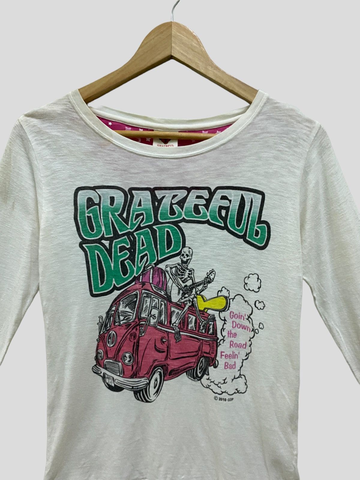 Grateful Dead × Vintage GRATEFUL DEAD 2010 NICE DESIGN LONG SLEEVES SHIRT Size XS / US 0-2 / IT 36-38 - 4 Thumbnail