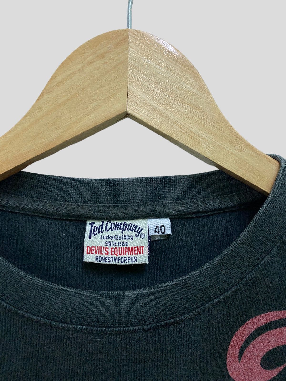 Tedman 💥 VINTAGE TEDMAN NO DEVIL NO LIFE LONG SLEEVES SHIRT Size US S / EU 44-46 / 1 - 5 Thumbnail