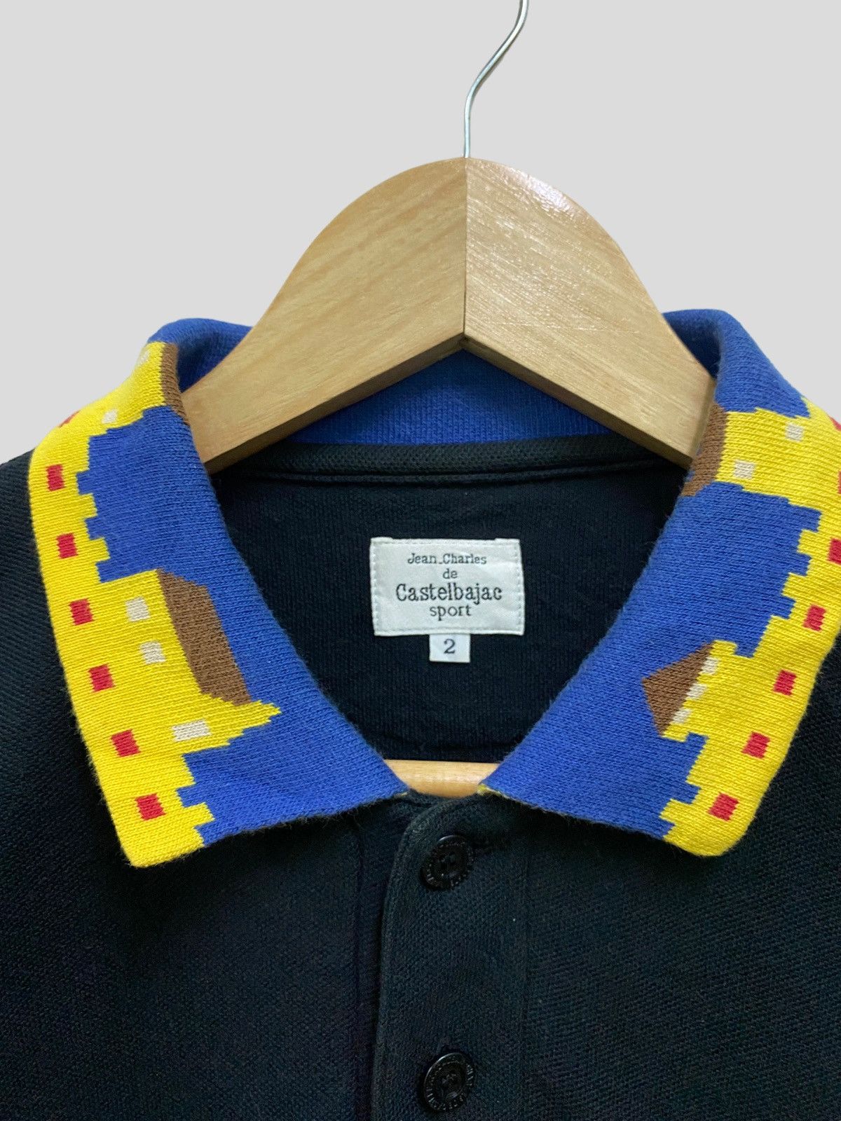 Jean Charles De Castelbajac × Vintage VINTAGE JEAN CHARLES DE CASTELBAJAC POLO LONG SLEEVES Size US S / EU 44-46 / 1 - 5 Thumbnail
