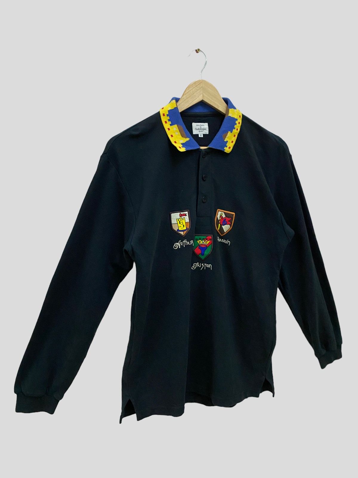 Jean Charles De Castelbajac × Vintage VINTAGE JEAN CHARLES DE CASTELBAJAC POLO LONG SLEEVES Size US S / EU 44-46 / 1 - 3 Thumbnail