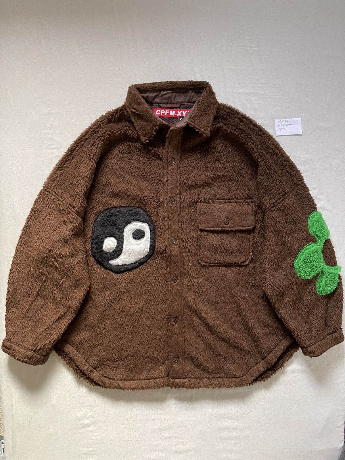 Cactus Plant Flea Market CPFM fuzzy balance jacket | Grailed