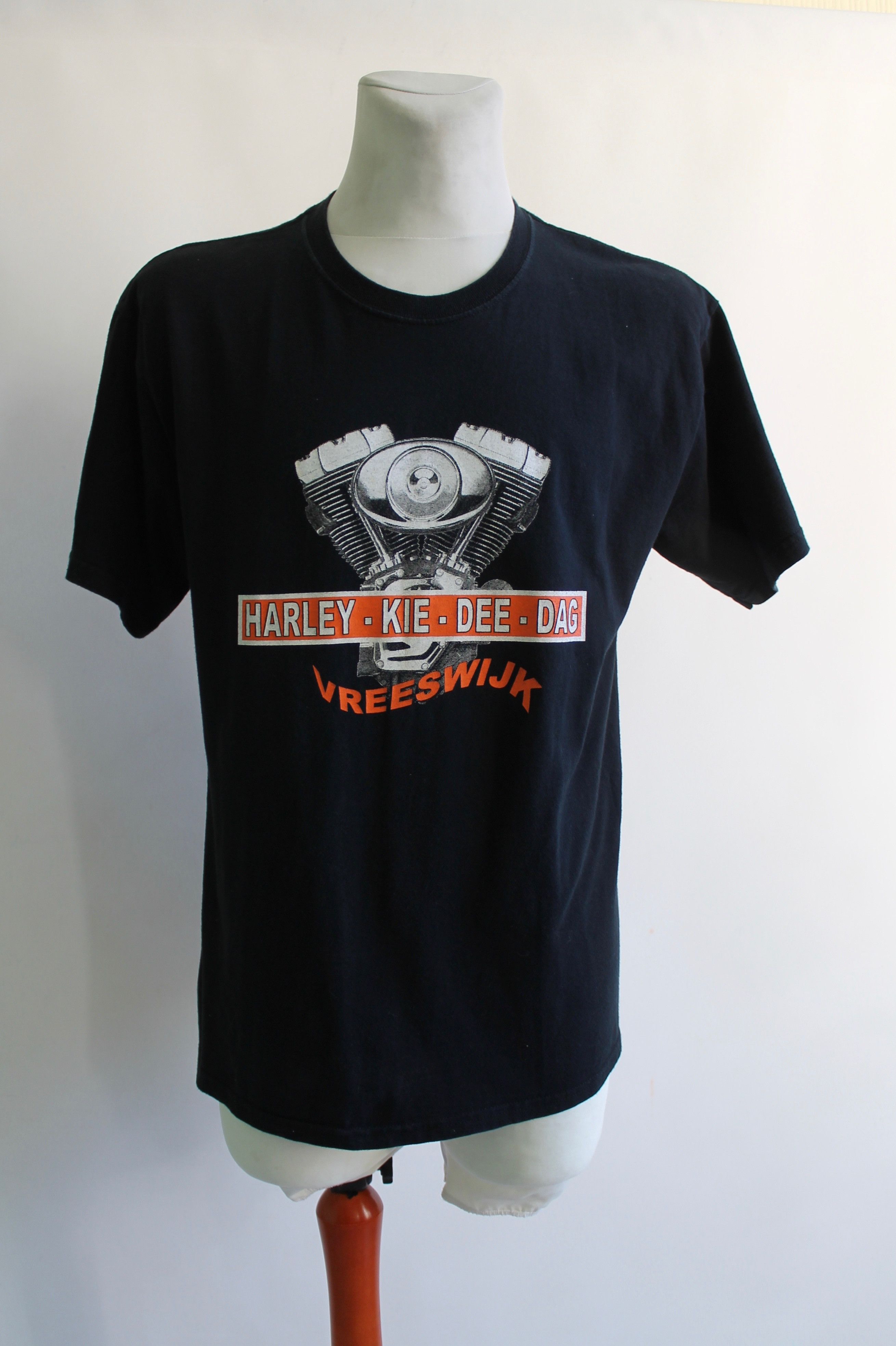 Harley Davidson Vintage Moto T Shirt Harley Vreesvijk Ultra Cotton Size US L / EU 52-54 / 3 - 5 Thumbnail