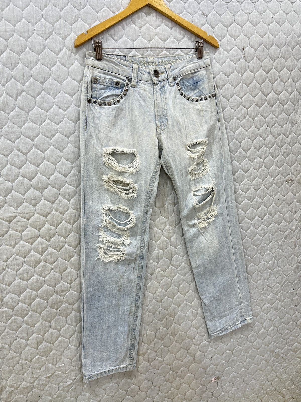 Japanese Brand × Seditionaries (Ccc). THE VINTAGE STANDARD ORIGINAL JEANS JAPAN DENIM Size US 30 / EU 46 - 3 Thumbnail