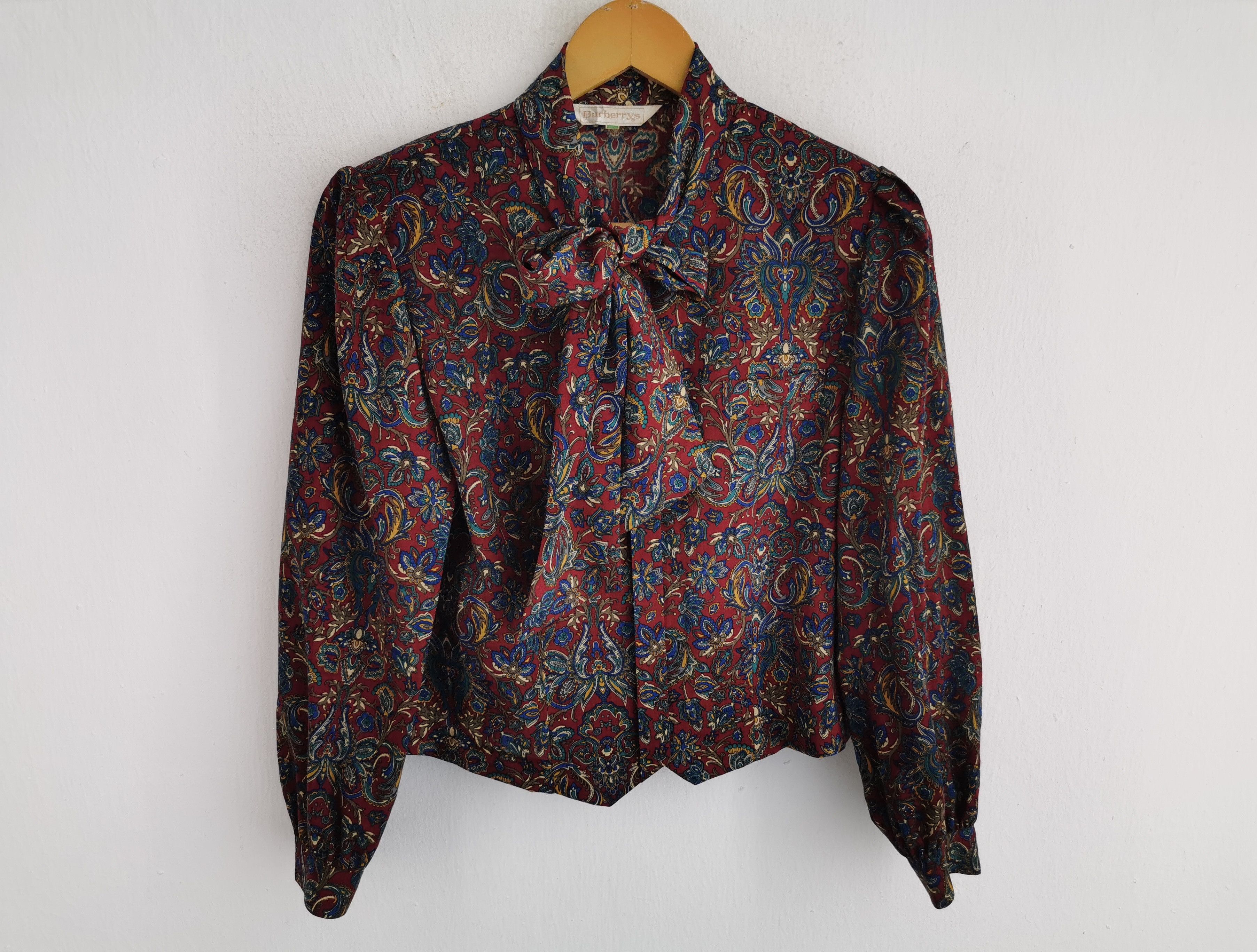 Burberrys Blouse Vintage 90s Burberrys Blouse Size S
