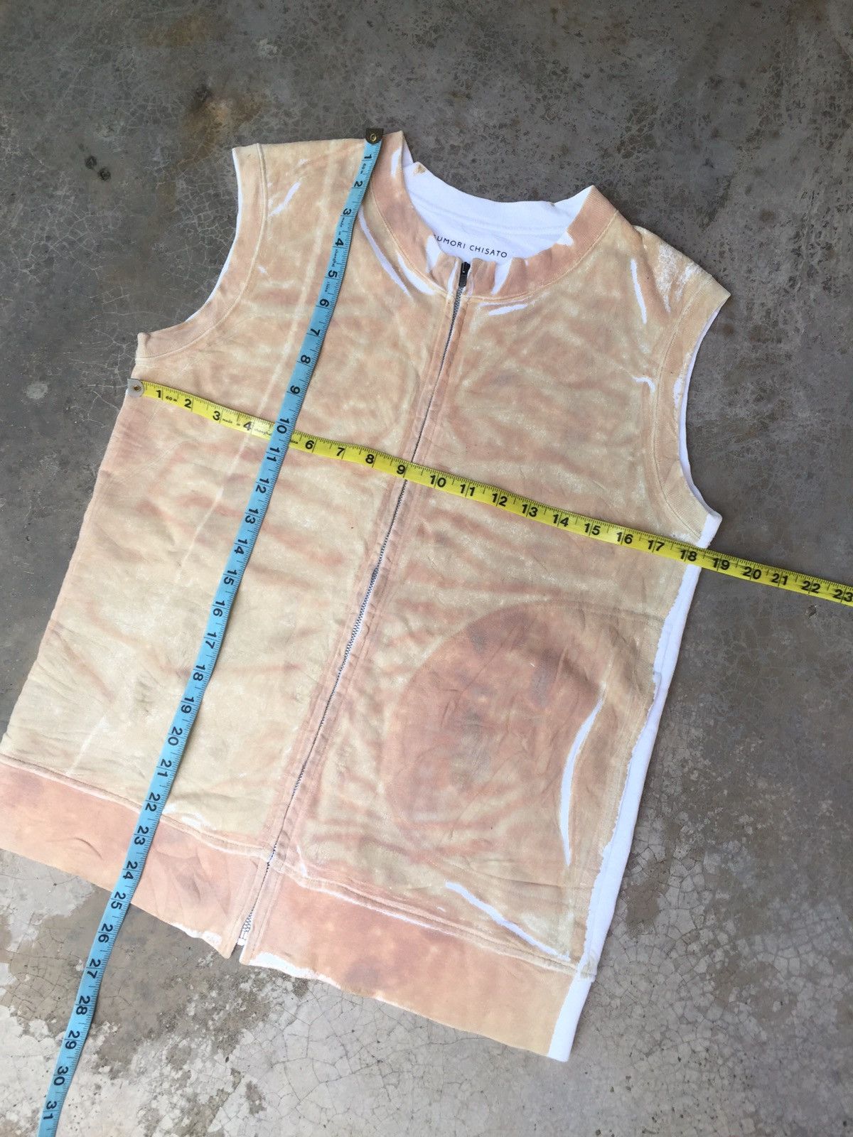 Issey Miyake × Tsumori Chisato Tsumori Chisato Issey Miyake Paint Art Sleeveless shirt Size US M / EU 48-50 / 2 - 9 Thumbnail