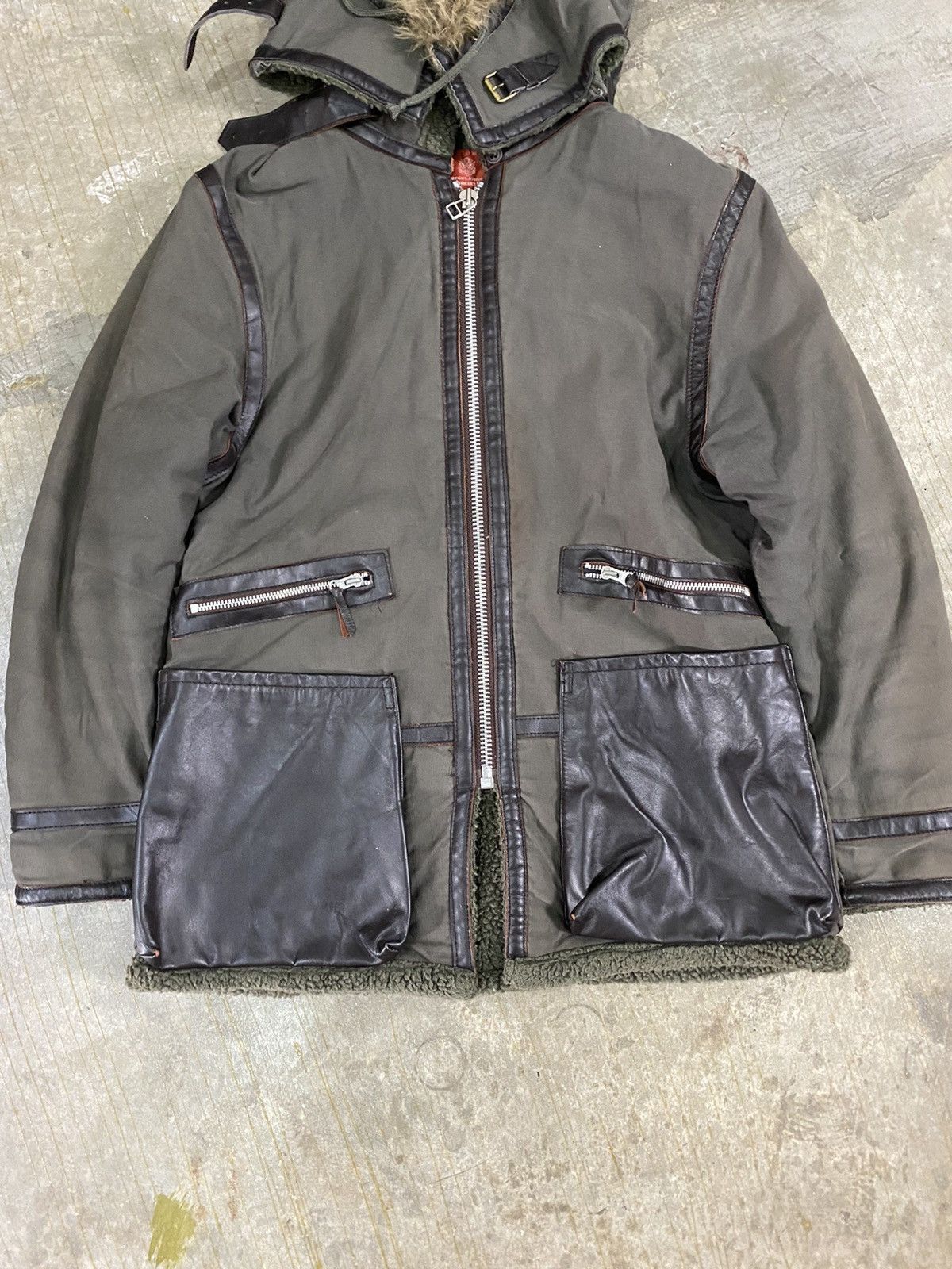 Avirex × Pelle Pelle Vtg Avirex B7 alaskan Sherpa cowhide Leather trim jacket Size US S / EU 44-46 / 1 - 4 Thumbnail