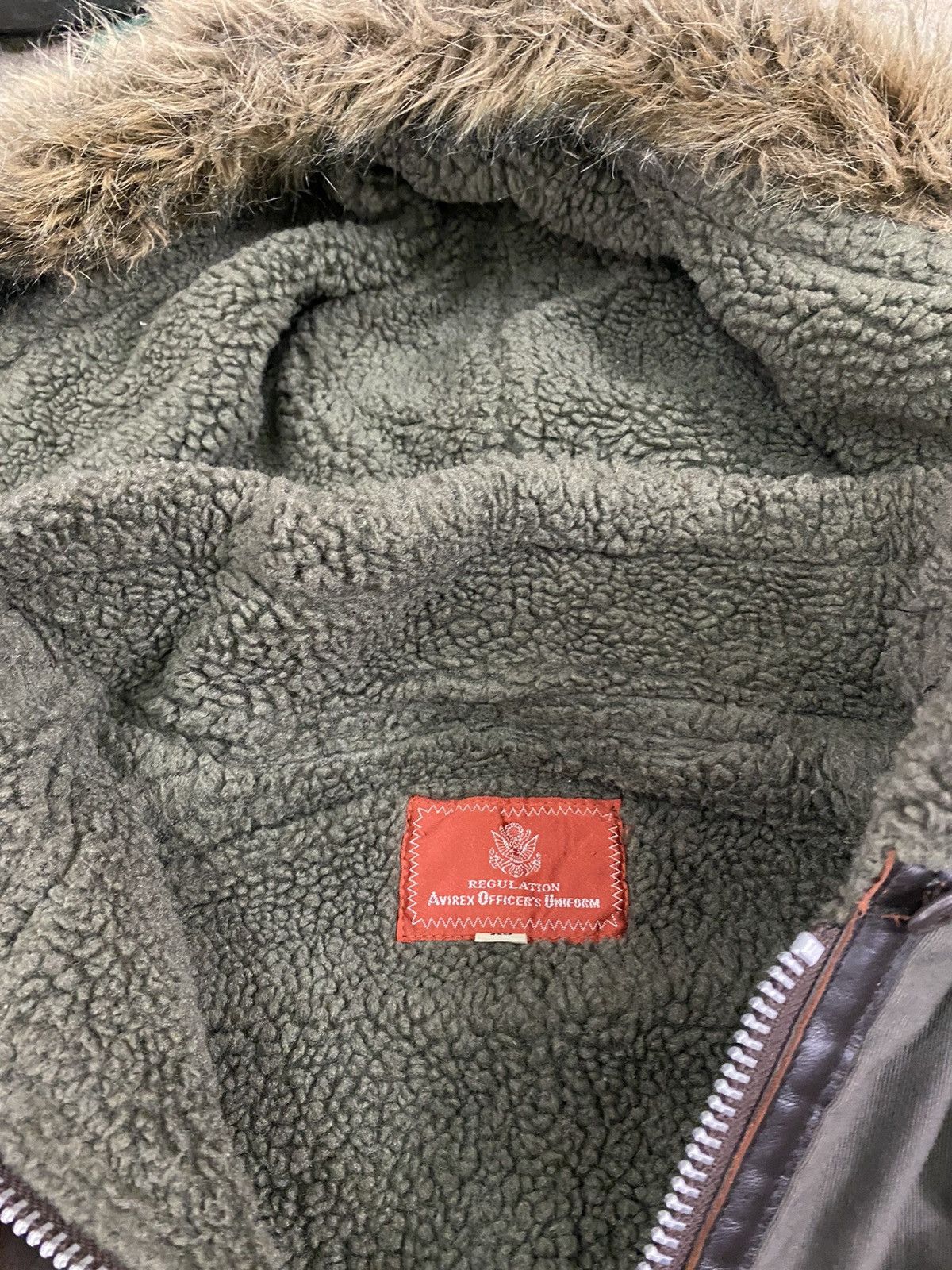Avirex × Pelle Pelle Vtg Avirex B7 alaskan Sherpa cowhide Leather trim jacket Size US S / EU 44-46 / 1 - 14 Thumbnail