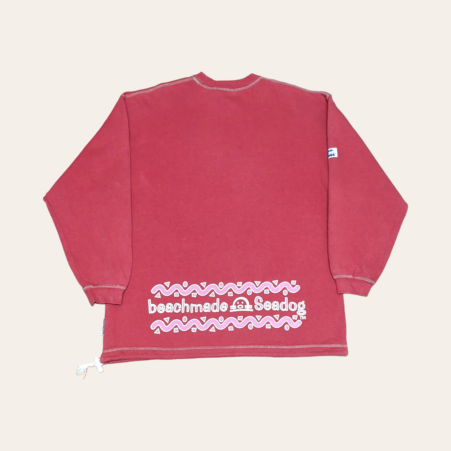 Billabong × Japanese Brand × Vintage Vintage Beachmade Seadog Surf Pullover Sweatshirt Size US M / EU 48-50 / 2 - 2 Thumbnail