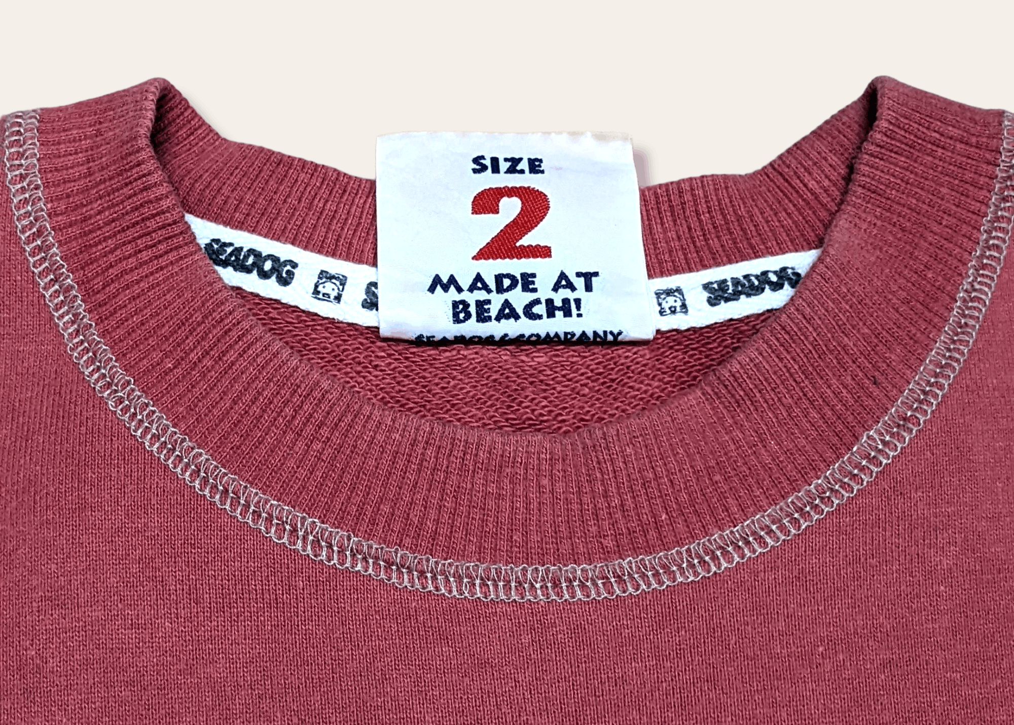 Billabong × Japanese Brand × Vintage Vintage Beachmade Seadog Surf Pullover Sweatshirt Size US M / EU 48-50 / 2 - 7 Thumbnail