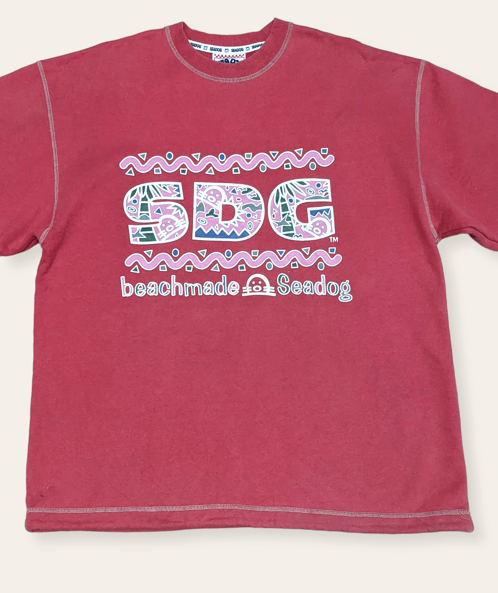 Billabong × Japanese Brand × Vintage Vintage Beachmade Seadog Surf Pullover Sweatshirt Size US M / EU 48-50 / 2 - 3 Thumbnail
